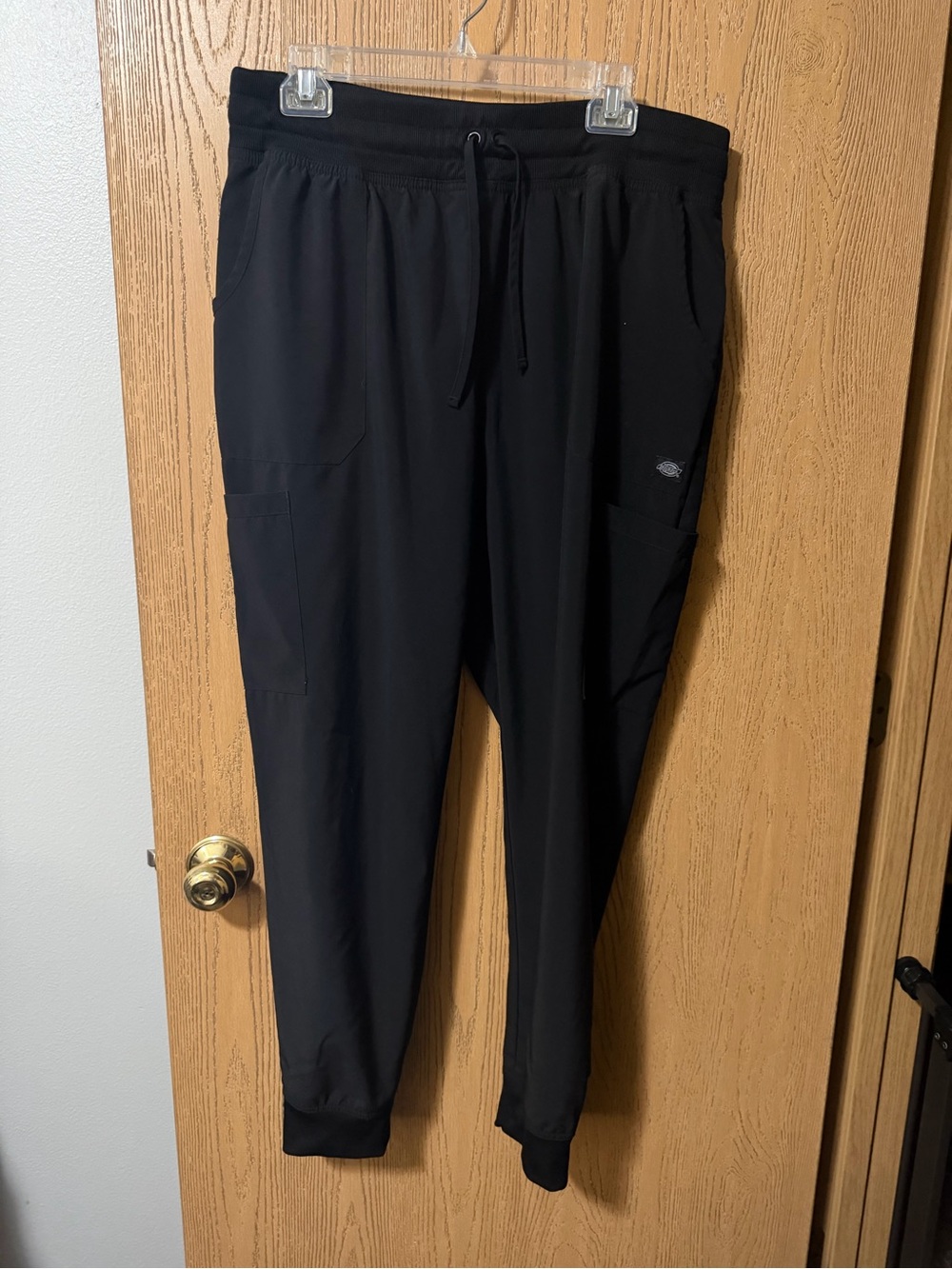 Dickies Women's Black Jogger Scrubpants with Drawstring